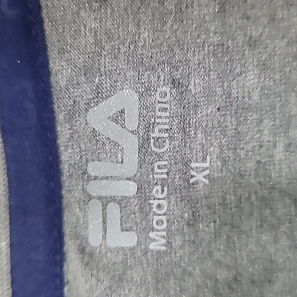 Fila Men's T-shirt Grey Short Sleeve - Picture 6 of 9
